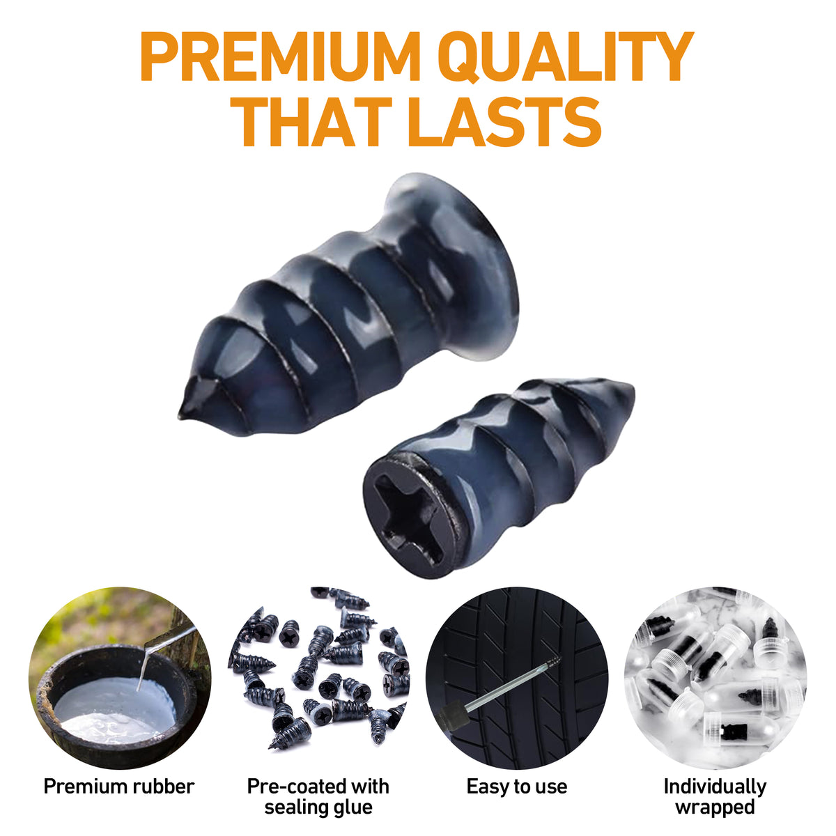 METFUN 40-Piece Quick-Fix Tire Repair Kit